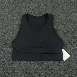 Fabletics Sports Bra ‎ Womens Medium Black Trinity High Impact Workout Running
